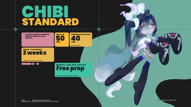 Chibi /S/ commission. Click for more information